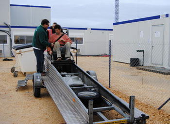 Simulateur de choc frontal- reproduction interdite