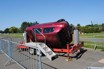  La voiture tonneau de l'association SASER