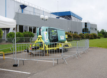 exemple d'installation du simulateur de retournement