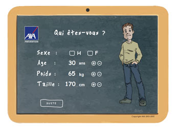 simulateur d'alcoolémie AXA PREVENTION